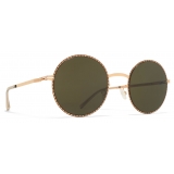 Mykita - Lale - Lite - Champagne Gold Black Green - Metal Collection - Sunglasses - Mykita Eyewear