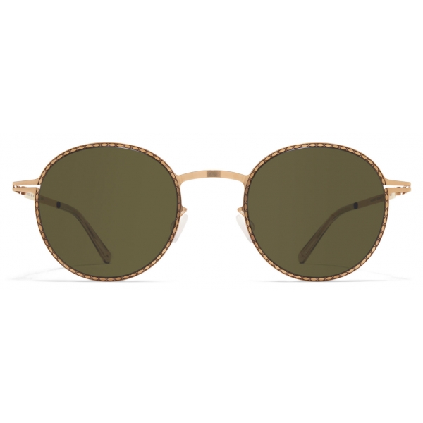 Mykita - Nis - Lite - Oro Champagne Nero Verde - Metal Collection - Occhiali da Sole - Mykita Eyewear