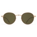 Mykita - Nis - Lite - Champagne Gold Black Green - Metal Collection - Sunglasses - Mykita Eyewear