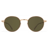 Mykita - Nis - Lite - Champagne Gold Black Green - Metal Collection - Sunglasses - Mykita Eyewear