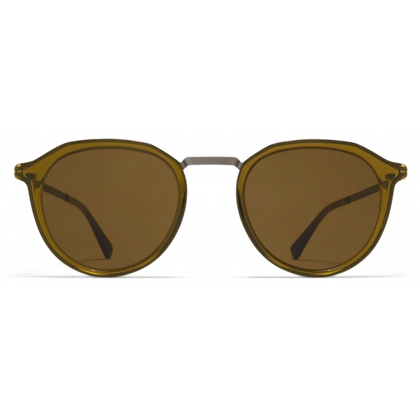 Mykita - Paulson - Lite - Graphite Peridot Brown - Metal Collection - Sunglasses - Mykita Eyewear
