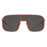 Mykita - Studio12.2 - Mykita Studio - Neon Red Dark Grey - Metal Collection - Sunglasses - Mykita Eyewear