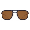 Mykita - Spruce - Mykita Mylon - Indigo Copper Amber Brown - Metal Collection - Sunglasses - Mykita Eyewear