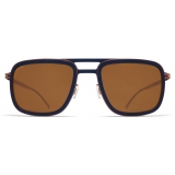 Mykita - Spruce - Mykita Mylon - Indigo Copper Amber Brown - Metal Collection - Sunglasses - Mykita Eyewear