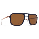 Mykita - Spruce - Mykita Mylon - Indaco Rame Ambra Marrone - Metal Collection - Occhiali da Sole - Mykita Eyewear