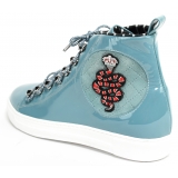 Suèi - Sneakers con Patch Snake - Handmade in Italy - Luxury Exclusive Collection