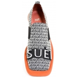 Suèi - Loafers of Bi-color Jasquard - Handmade in Italy - Luxury Exclusive Collection