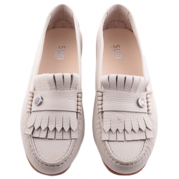 Suèi - Moccasins With Fringe -  Handmade in Italy - Luxury Exclusive Collection