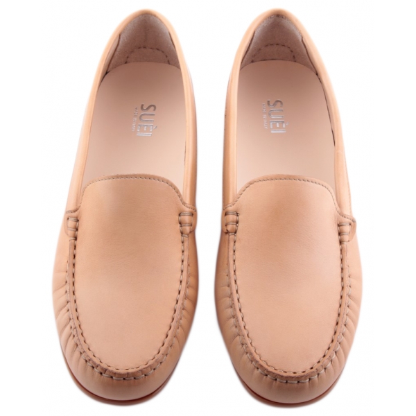Suèi - Moccasins Colour Cappuccino -  Handmade in Italy - Luxury Exclusive Collection