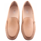 Suèi - Moccasins Colour Cappuccino -  Handmade in Italy - Luxury Exclusive Collection