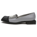 Suèi - Loafers With Patch and Squared Heels - Handmade in Italy - Luxury Exclusive Collection