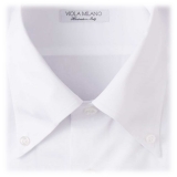 Viola Milano - 3 Camicie con Colletto Button-Down a Righe Oxford - Mescolare - Handmade in Italy - Luxury Exclusive Collection