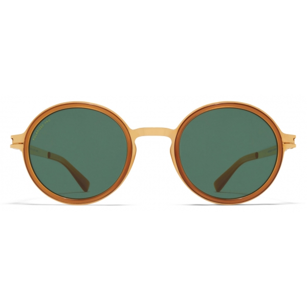 Mykita - Dayo - Mykita Acetate - Gold Brown Green - Metal Collection - Sunglasses - Mykita Eyewear