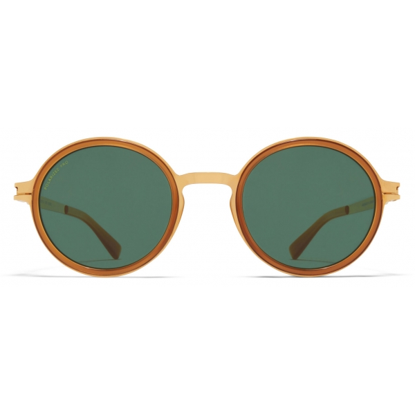 Mykita - Dayo - Mykita Acetate - Gold Brown Green - Metal Collection - Sunglasses - Mykita Eyewear