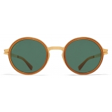 Mykita - Dayo - Mykita Acetate - Gold Brown Green - Metal Collection - Sunglasses - Mykita Eyewear