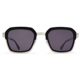 Mykita - Misty - Mykita Acetate - Silver Black Grey - Metal Collection - Sunglasses - Mykita Eyewear
