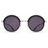 Mykita - Phillys - Mykita Acetate - Silver Black Grey - Metal Collection - Sunglasses - Mykita Eyewear