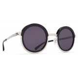 Mykita - Phillys - Mykita Acetate - Argento Nero Grigio - Metal Collection - Occhiali da Sole - Mykita Eyewear