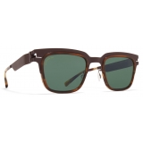 Mykita - Raymond - Mykita Acetate - Dark Brown Green - Metal Collection - Sunglasses - Mykita Eyewear