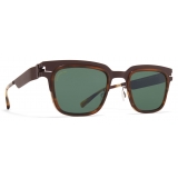 Mykita - Raymond - Mykita Acetate - Marrone Scuro Verde - Metal Collection - Occhiali da Sole - Mykita Eyewear