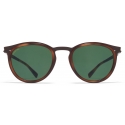 Mykita - Siwa - Mykita Acetate - Marrone Scuro Zanzibar Verde - Metal Collection - Occhiali da Sole - Mykita Eyewear