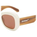 Off-White - Af Pablo Sunglasses - White Beige - Luxury - Off-White Eyewear