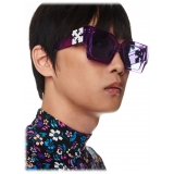 Off-White - Occhiali da Sole Catalina - Viola Trasparente - Luxury - Off-White Eyewear