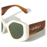Off-White - Denver Sunglasses - White Brown - Luxury - Off-White Eyewear