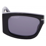 Off-White - Occhiali da Sole Lucio Rettangolari - Nero Grigio - Luxury - Off-White Eyewear