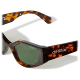 Off-White - Occhiali da Sole Memphis - Havana Marrone - Luxury - Off-White Eyewear