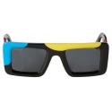 Off-White - Seattle Sunglasses - Black Light Blue Yellow Fuchsia - Luxury - Off-White Eyewear