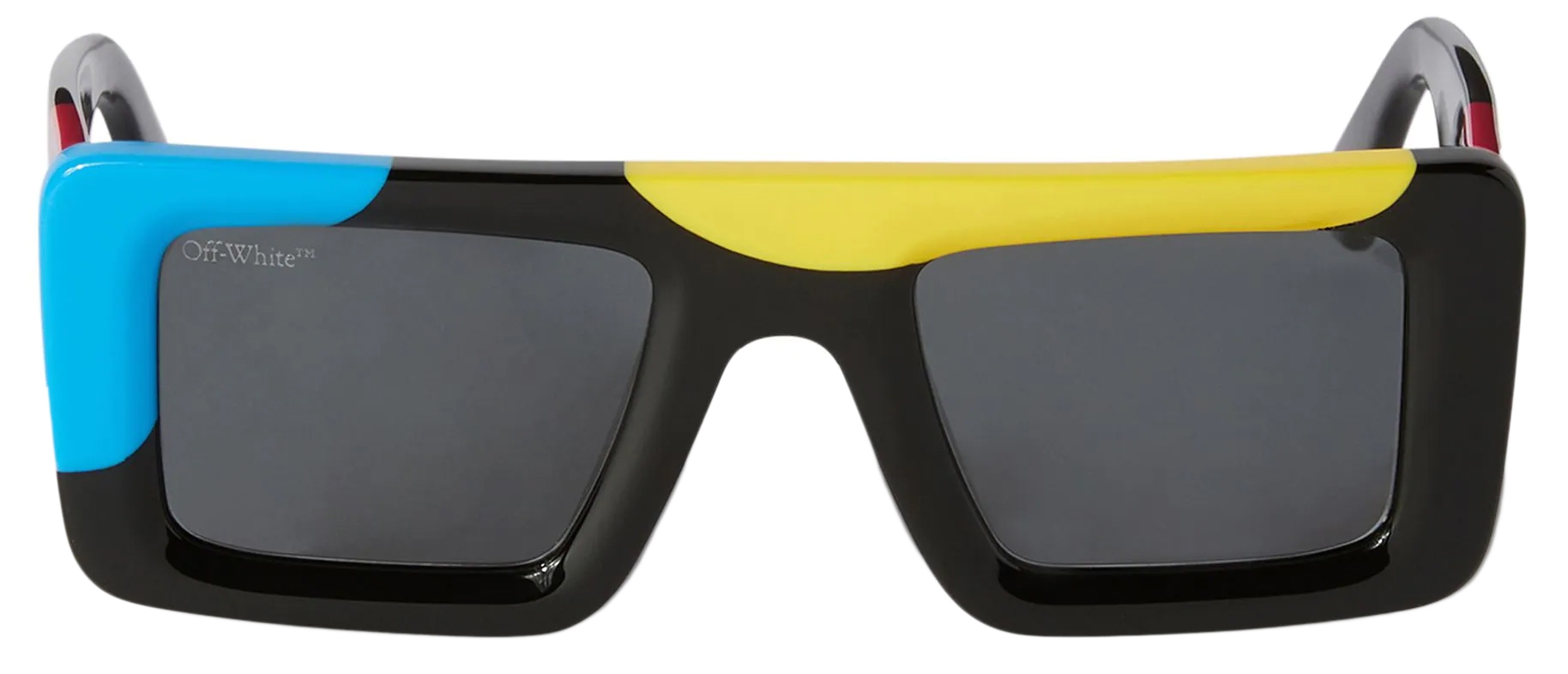 Off-White Virgil (Black w/ Blue Lens) Sunglasses - Black w/ Blue Lens