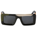 Off-White - Occhiali da Sole Seattle - Nero Arancione Beige Verde - Luxury - Off-White Eyewear