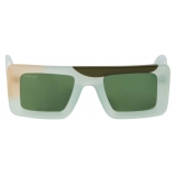 Off-White - Occhiali da Sole Seattle - Verde Arancione - Luxury - Off-White Eyewear