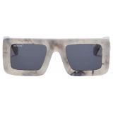 Off-White - Arrows Square Sunglasses - Marble Grey - Luxury - Off-White Eyewear