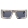 Off-White - Occhiali da Sole Squadrati Arrows - Grigio Marmo - Luxury - Off-White Eyewear