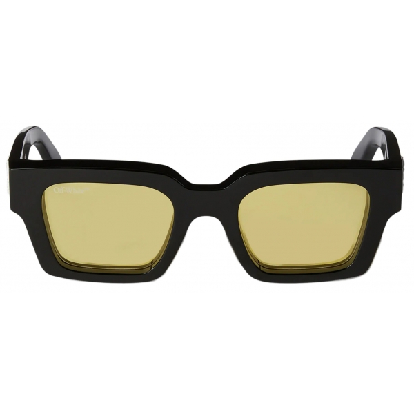 Off-White - Virgil Sunglasses - Black Yellow - Luxury - Off-White ...