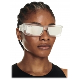 Off-White - Volcanite Sunglasses - Transparent White - Luxury - Off-White Eyewear