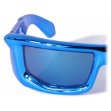 Off-White - Volcanite Sunglasses - Metallic Blue - Luxury - Off-White Eyewear