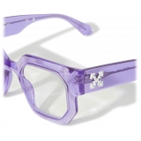 Off-White - Occhiali da Vista Style 14 - Viola Trasparente - Luxury - Off-White Eyewear