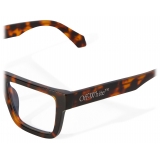 Off-White - Style 25 Optical Glasses - Havana Brown - Luxury - Off-White Eyewear