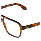 Off-White - Occhiali da Vista Style 28 - Marrone Havana - Luxury - Off-White Eyewear