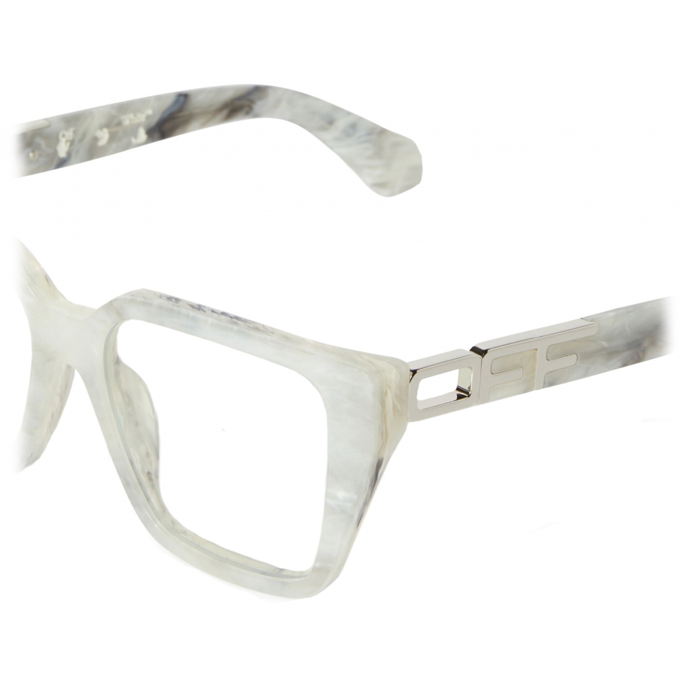 Off-White - Style 29 Optical Glasses - Light Grey - Luxury - Off-White  Eyewear - Avvenice