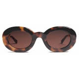 Jacquemus - Occhiali da Sole - Les Lunettes Pralu - Multi-Brown - Luxury - Jacquemus Eyewear
