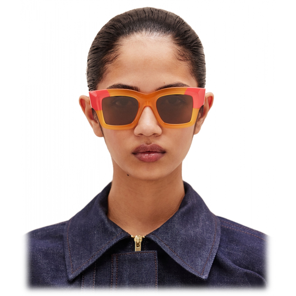 Jacquemus - Sunglasses - Les Lunettes Baci - Multi-Orange - Luxury ...