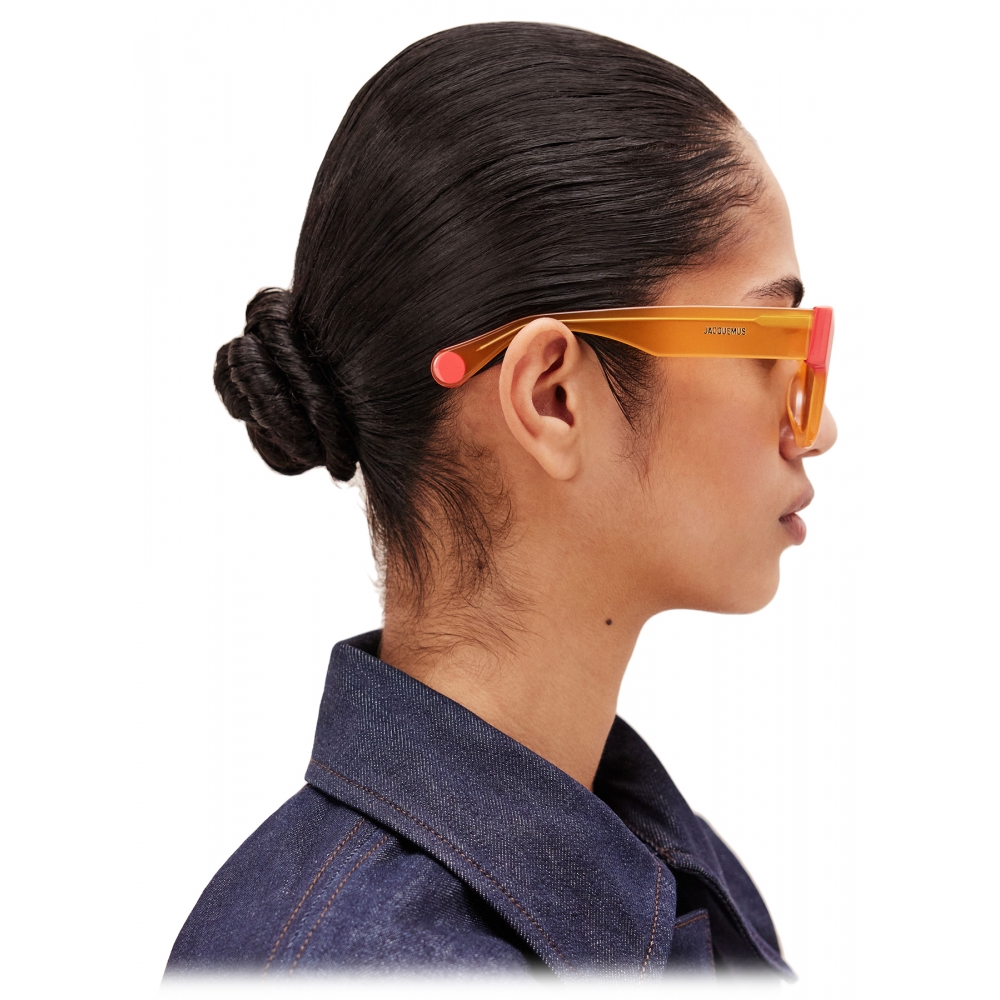 Jacquemus - Sunglasses - Les Lunettes Baci - Multi-Orange - Luxury ...