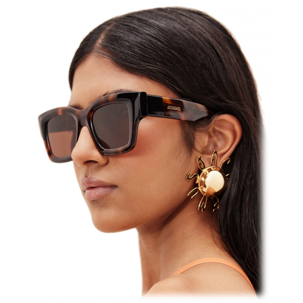 Jacquemus - Sunglasses - Les Lunettes Baci - Multi-Brown - Luxury ...