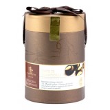 Vincente Delicacies - Classic Almond Cookies Covered With 70% Extra-Dark Chocolate - Cylindrical Box