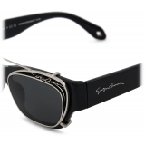 Giorgio Armani - Occhiali da Sole con Clip Donna Forma Cat Eye - Nero - Occhiali da Sole - Giorgio Armani Eyewear