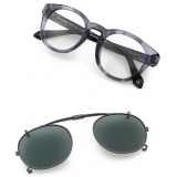 Giorgio Armani - Panto Glasses with Clip - Tortoiseshell Blue - Sunglasses - Giorgio Armani Eyewear